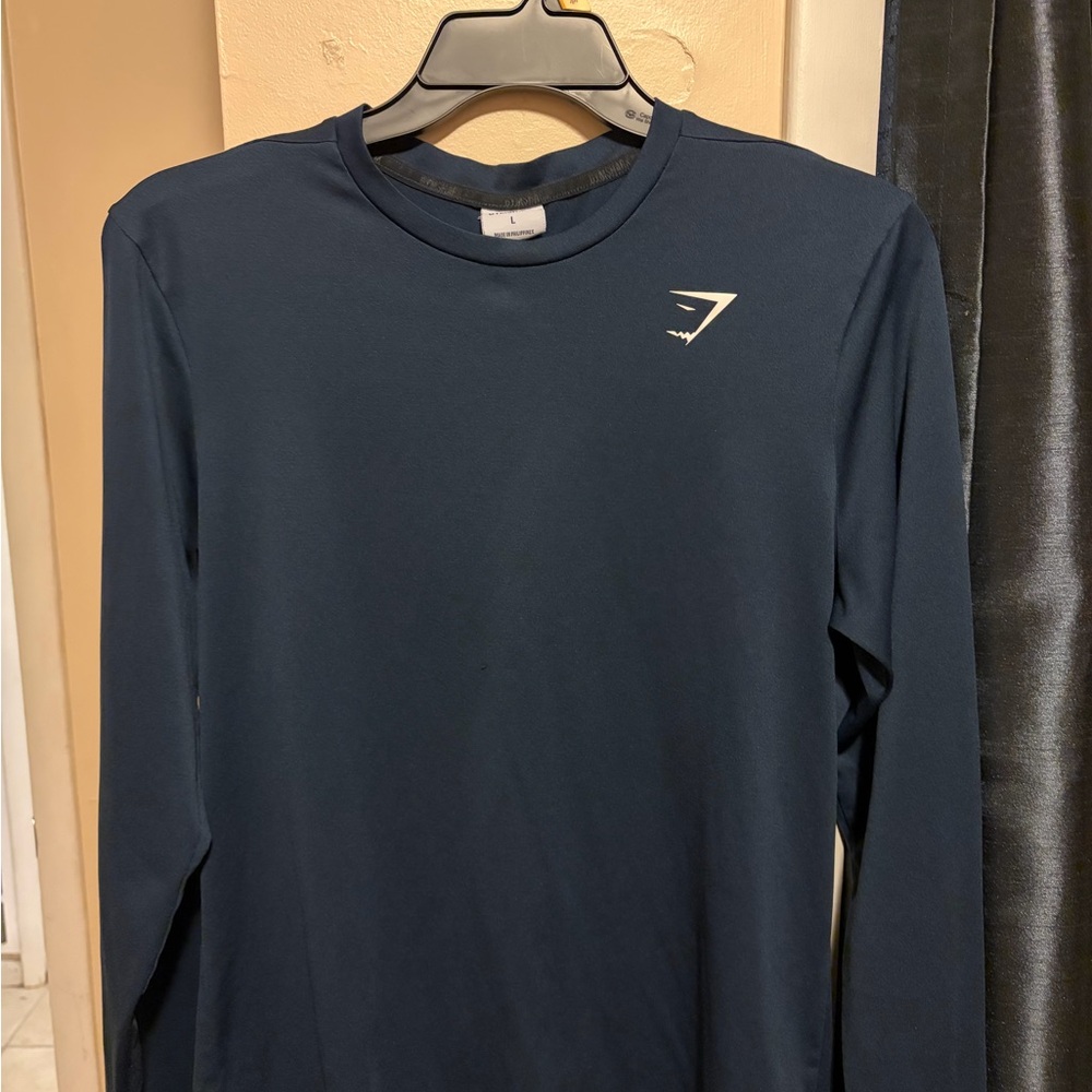 Gymshark Deep Blue Long Sleeve Tee